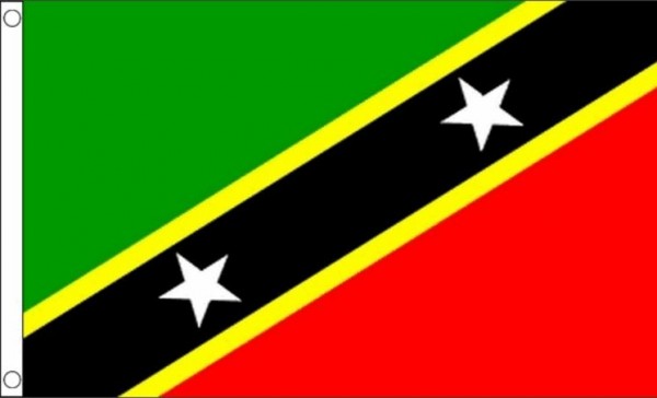 vlag saint kitts en nevis 90x150cm best value