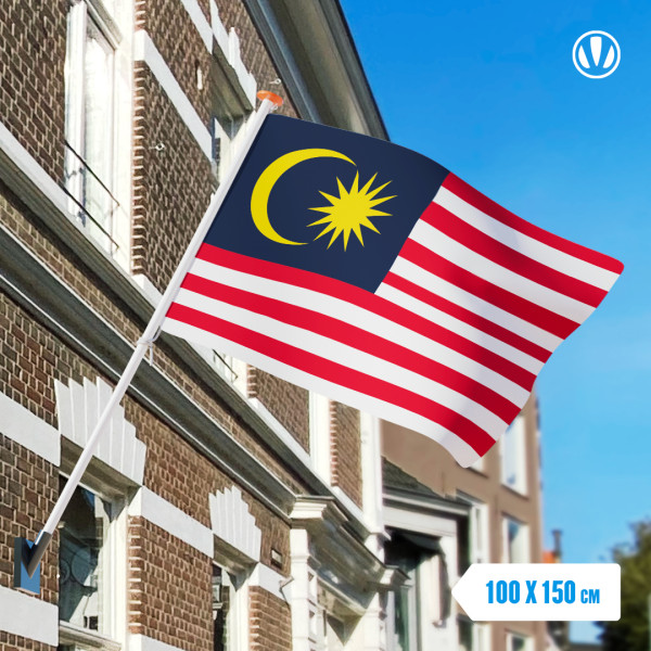Vlag Maleisie 100x150cm