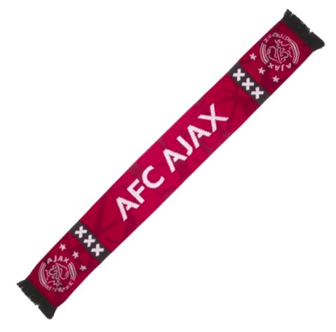 Ajax Sjaal met rode camouflage