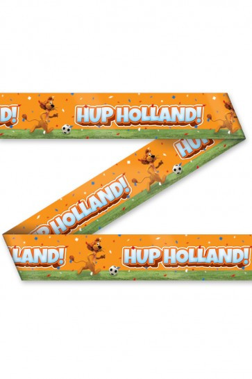 Oranje afzetlint loeki de leeuw
