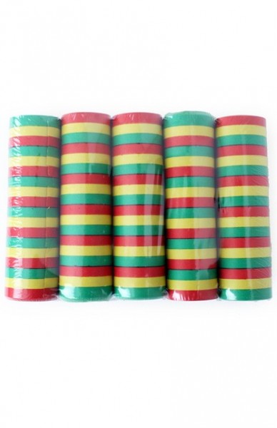 5x Serpentine rollen Rood-Geel-Groen | Brandveilig