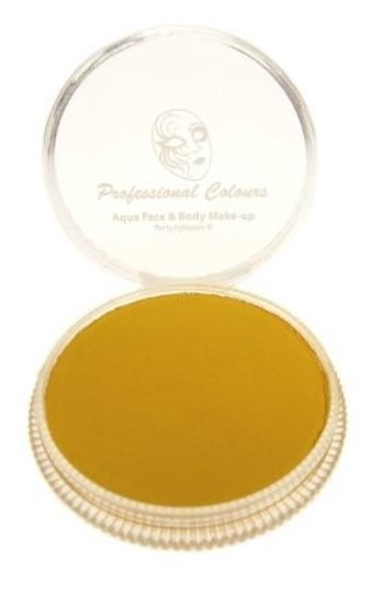 Gele schmink Aqua PXP Waterbasis face & body 30 gram Geel