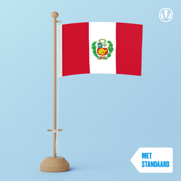 Tafelvlag Peru 10x15cm
