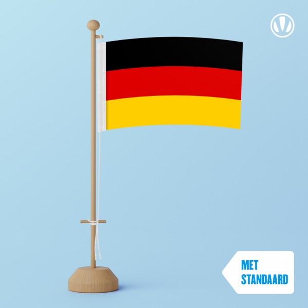 Tafelvlag Duitsland met standaard