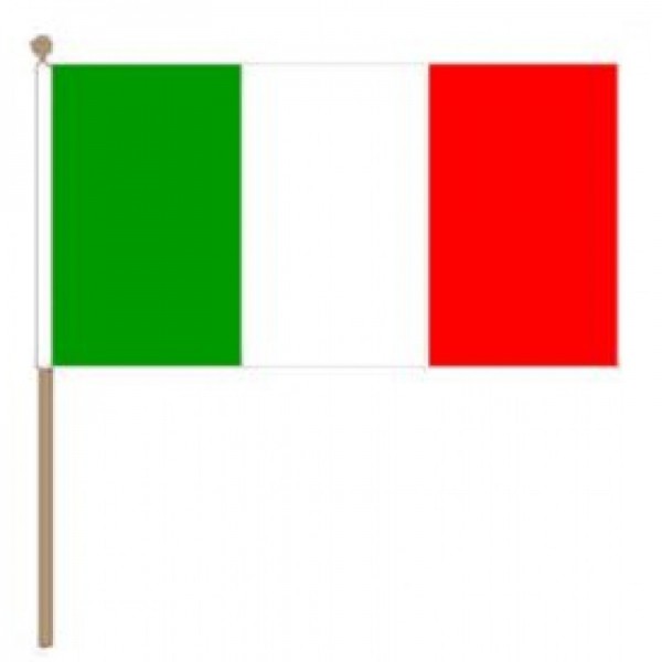 Italiaanse zwaaivlag 30x45cm Italië