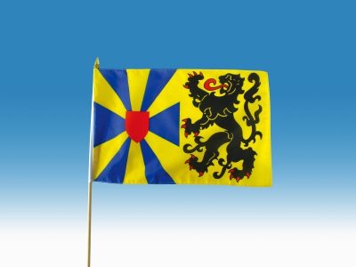 Zwaaivlag West Vlaanderen 30x45 zwaaivlaggen