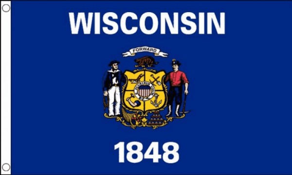 Vlag Wisconsin