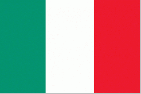 Italiaanse vlag Italië 50x75cm Bootvlag