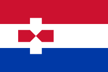 Vlag Zaanstad 30x45cm