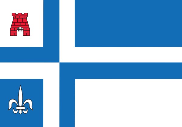 vlag Noordoostpolder 70x100cm 