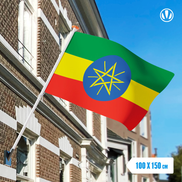 Vlag Ethiopie 100x150cm