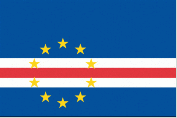 vlag Kaapverdië 50x75cm| vlaggen Kaap Verdië gastenvlag