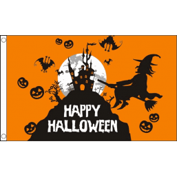 Vlag Happy Halloween vlag 60x90cm Sint Maarten