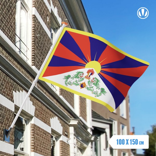 Vlag Tibet 100x150