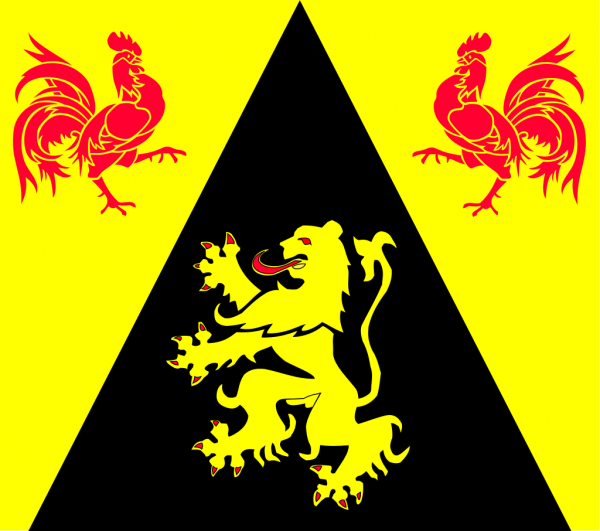 Vlag Waals-Brabant 120x180cm