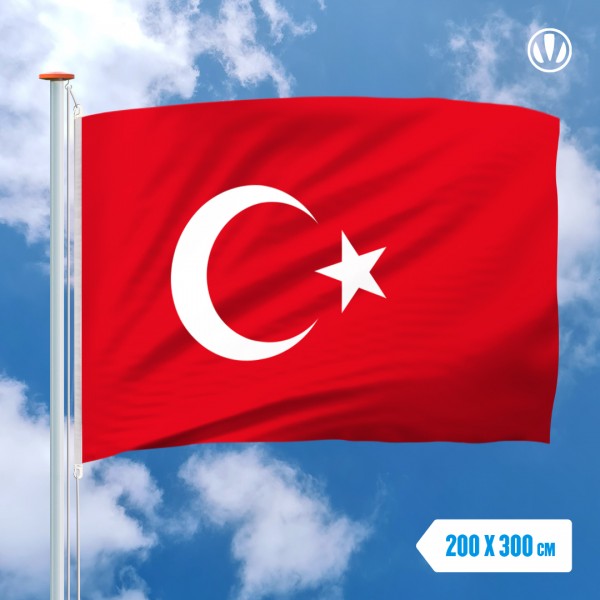 Grote Mastvlag Turkije 200x300 cm