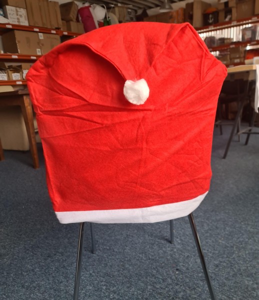 Kerst Stoelhoezen Kerstmuts