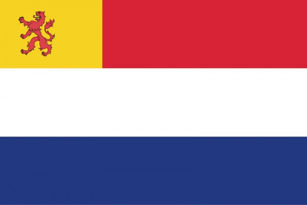 Vlag Nederland met inzet Zuid Holland 50x75cm