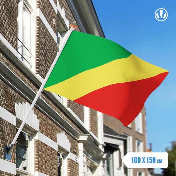 Drapeau Congo-Brazzaville 120x180cm