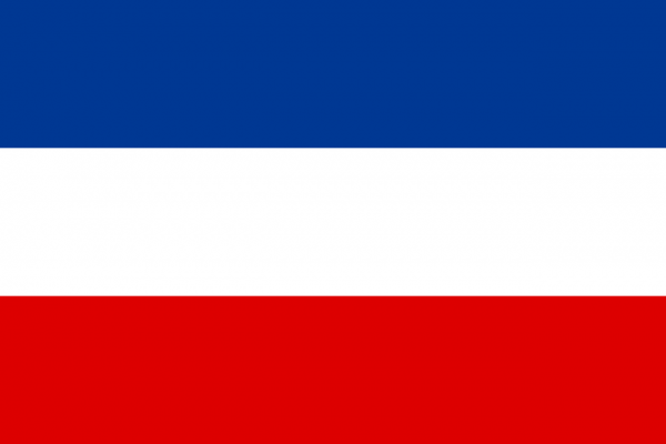 mastvlag joegoslavie 150x225cm