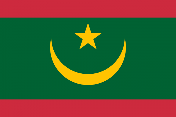 Grote vlag Mauritanie