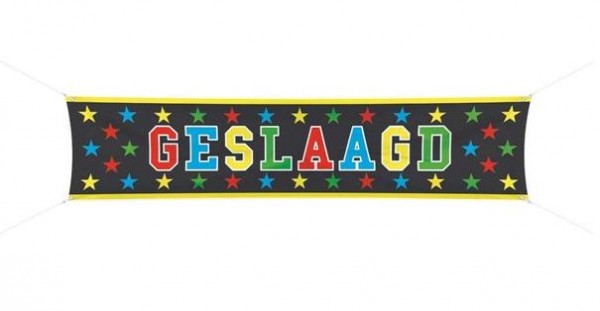 Banier geslaagd 40x180cm