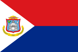 vlag Sint Maarten 70x100cm vlaggen Sint maarten kopen gastenvlag