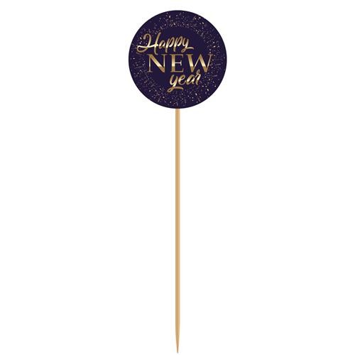 Cocktailprikkers kaasprikkers Happy New Year