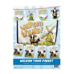 Welkom Thuis pakket feestversiering