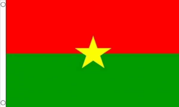 Vlag Burkina Faso 60x90cm