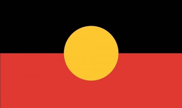 Vlag Australische Aboriginal 90x150cm