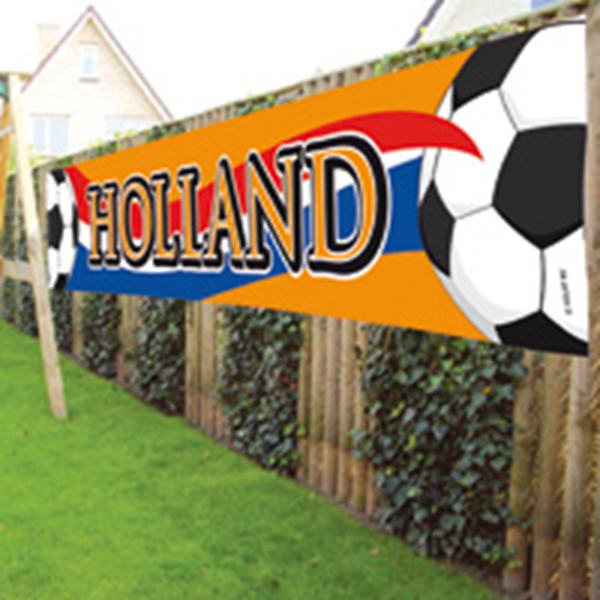 EK WK spandoek Holland Oranje 360x60cm