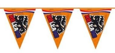 Vlaggenlijn brandvertragend 6 meter Oranje, Holland WK EK