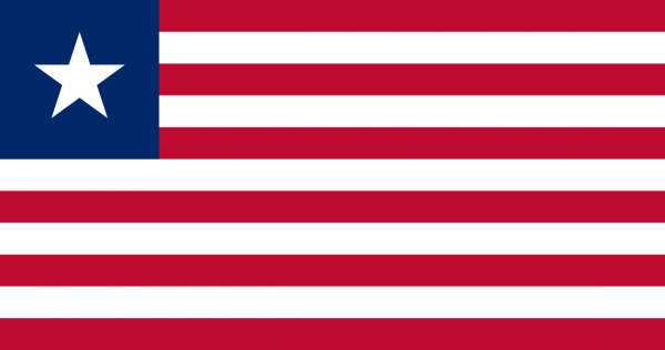 vlag Liberia, Liberiaanse vlaggen 30x45cm