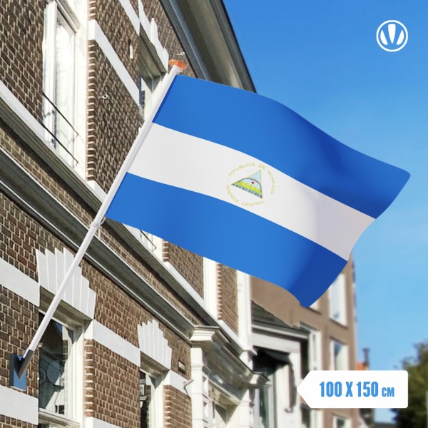 Vlag Nicaragua 100x150