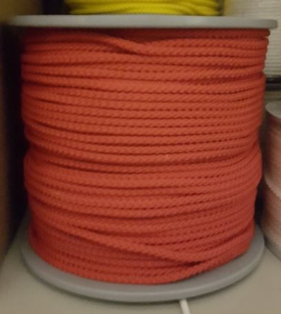 Vlaggenlijn rode vlaggenkoord vlaggenmast touw rood 6mm per meter