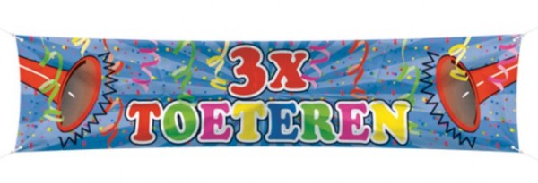 Spandoek 3x toeteren