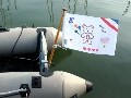 losse knop voor vlaggenstokhouder rvs dinghy en rubberboot