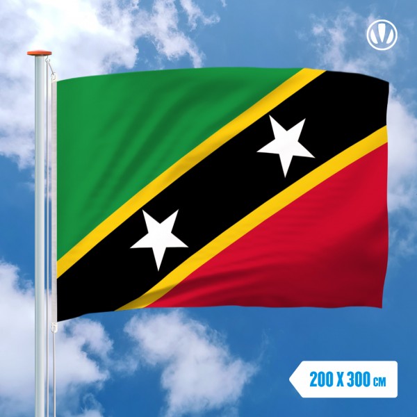 Grote Mastvlag Saint Kitts en Nevis
