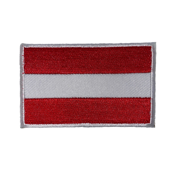 Oostrijkse vlag patch voor op kleding
