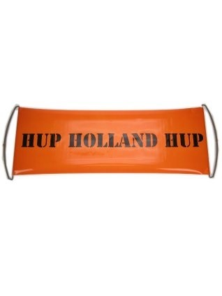 Hup Holland Hup oranje spandoek handbanner EK | WK auto-scrolling