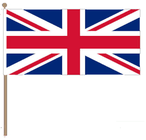 Zwaaivlag Verenigd Koninkrijk 15x22,5cm