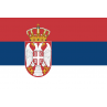 Servische vlag 100x150cm gevelvlag Servie