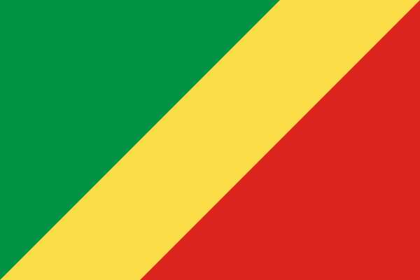 Vlag Congo-Brazzaville 70x100cm