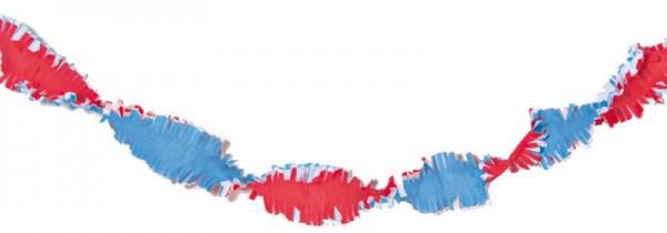 Draaiguirlande Holland slinger Rood-Wit-Blauw 24m brandvertragend