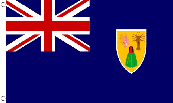 Vlag Turks- en Caicoseilanden 60x90cm