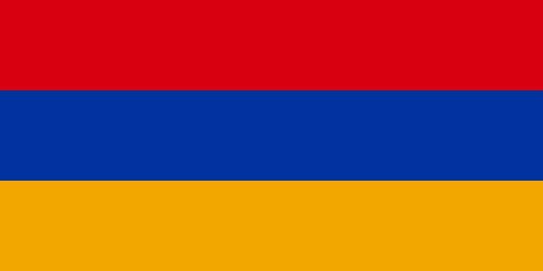 Vlag Armenië | Armeense vlaggen 30x45cm