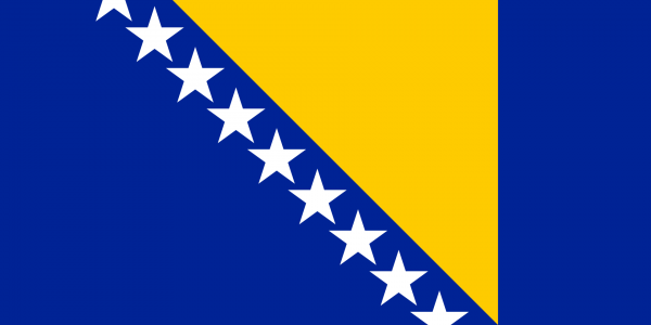 Vlag Bosnie Herzegovina 200x300cm