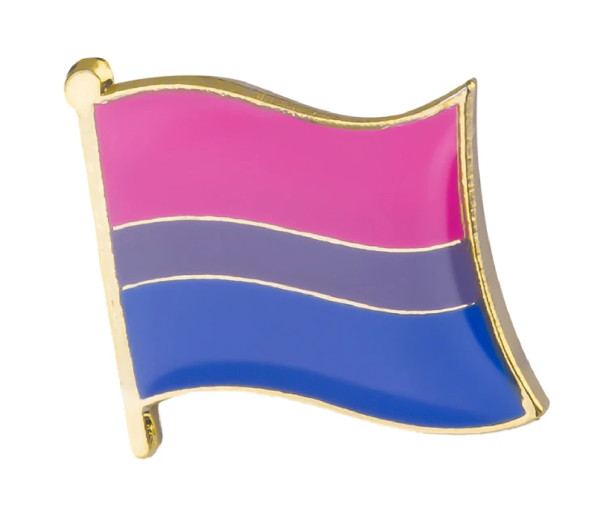 Broche speldje bi vlag biseksueel
