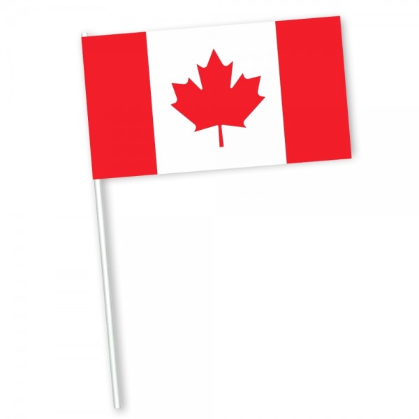 Canadese zwaaivlag met vlag Canada